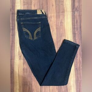 Hollister Women's Deep Indigo Skinny Jeans